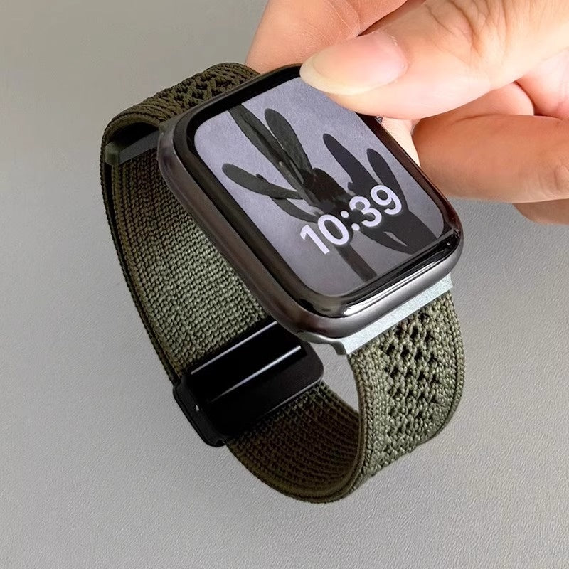 Kairo™ – Woven Mesh Nylon Magnetic Watch Strap For Apple Watch