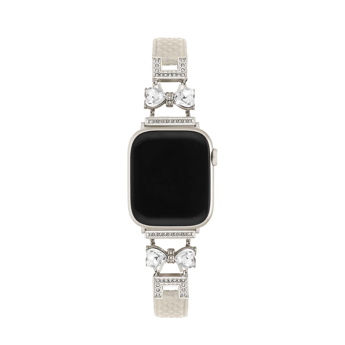 Bowrhin™ – Rhinestone Bowknot Leather Watch Band