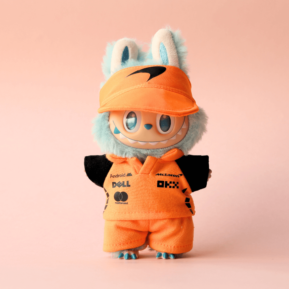 Mclaren Formula 1 Papaya No.4 3-piece Set- Labubu Clothes