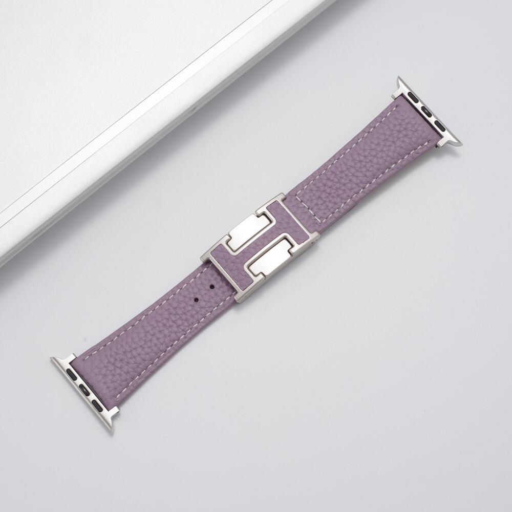 H™ - Leather Magnetic Buckle Strap for Apple Watch