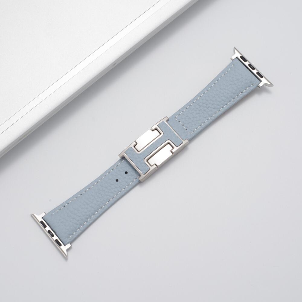 H™ - Leather Magnetic Buckle Strap for Apple Watch