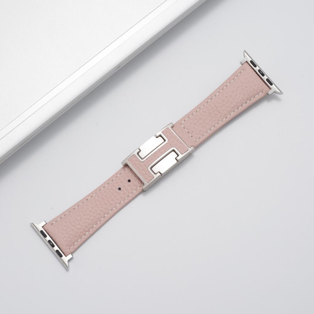 H™ - Leather Magnetic Buckle Strap for Apple Watch