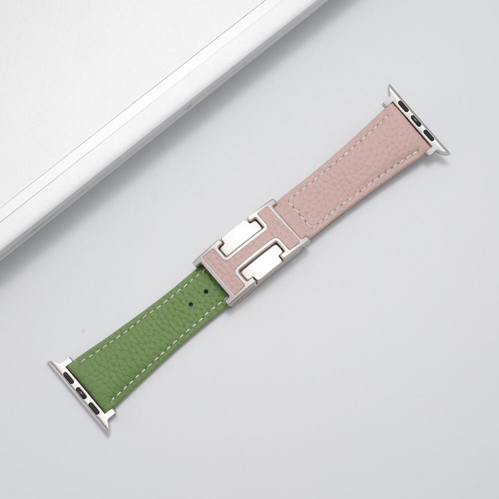 H™ - Leather Magnetic Buckle Strap for Apple Watch