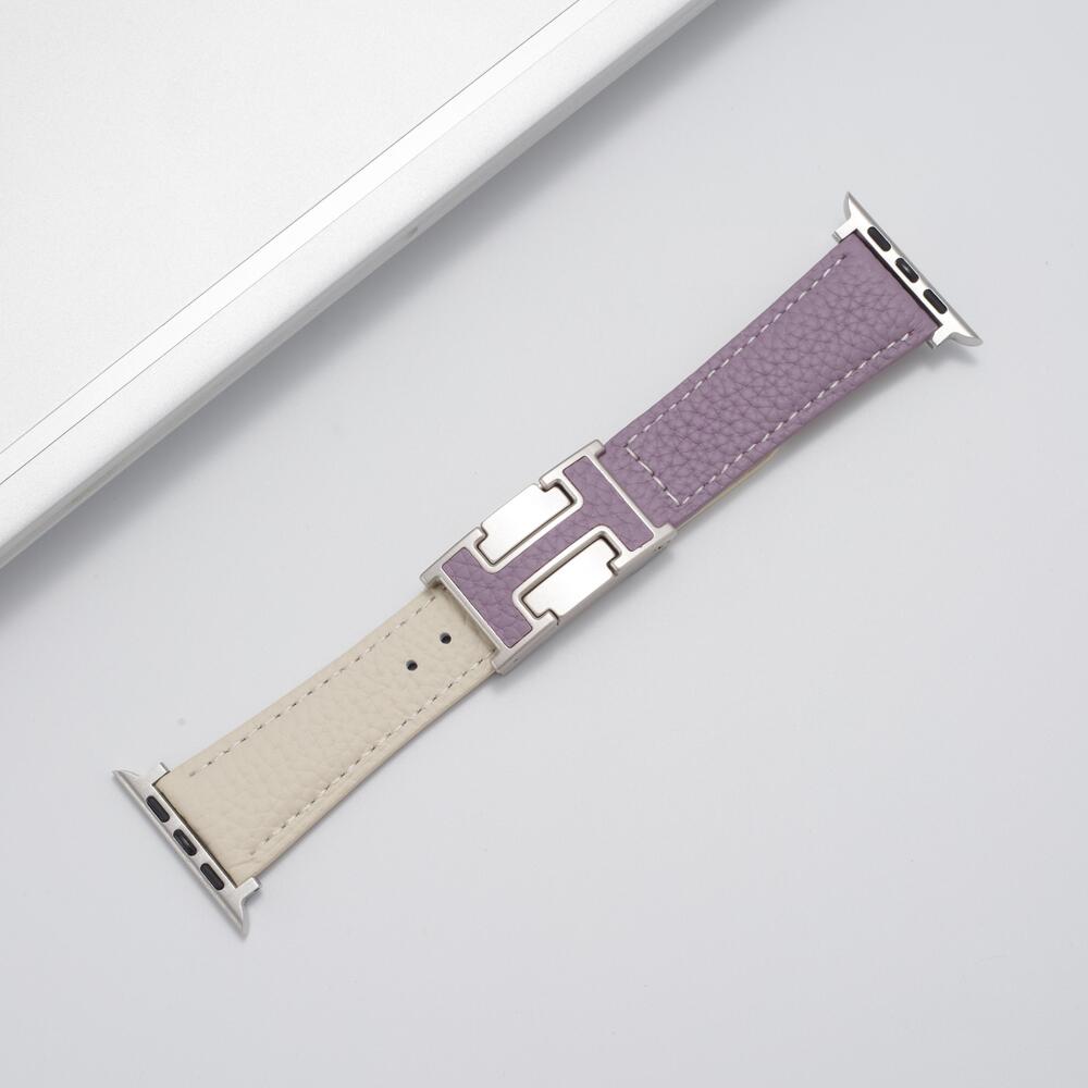 H™ - Leather Magnetic Buckle Strap for Apple Watch