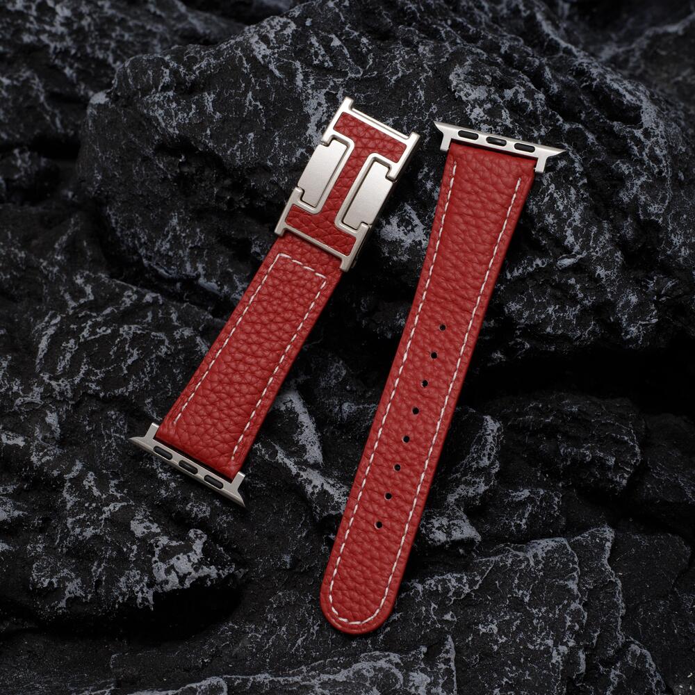H™ - Leather Magnetic Buckle Strap for Apple Watch
