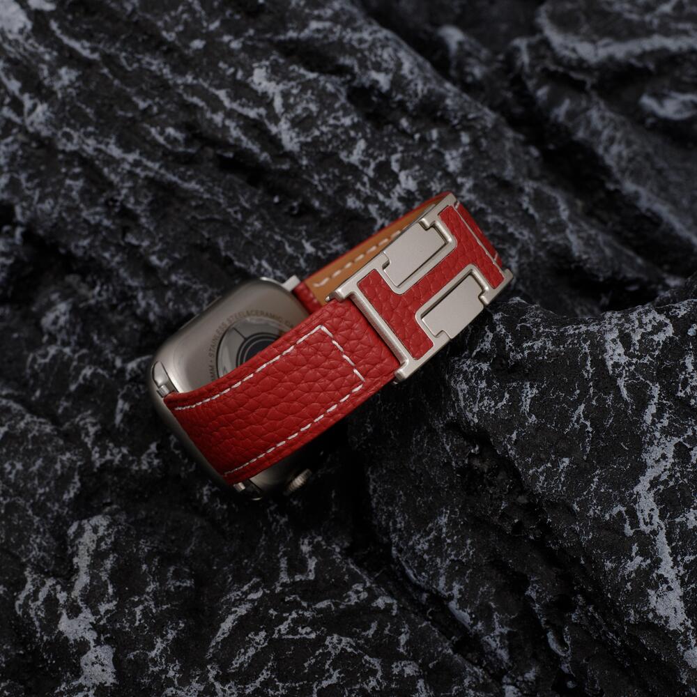 H™ - Leather Magnetic Buckle Strap for Apple Watch