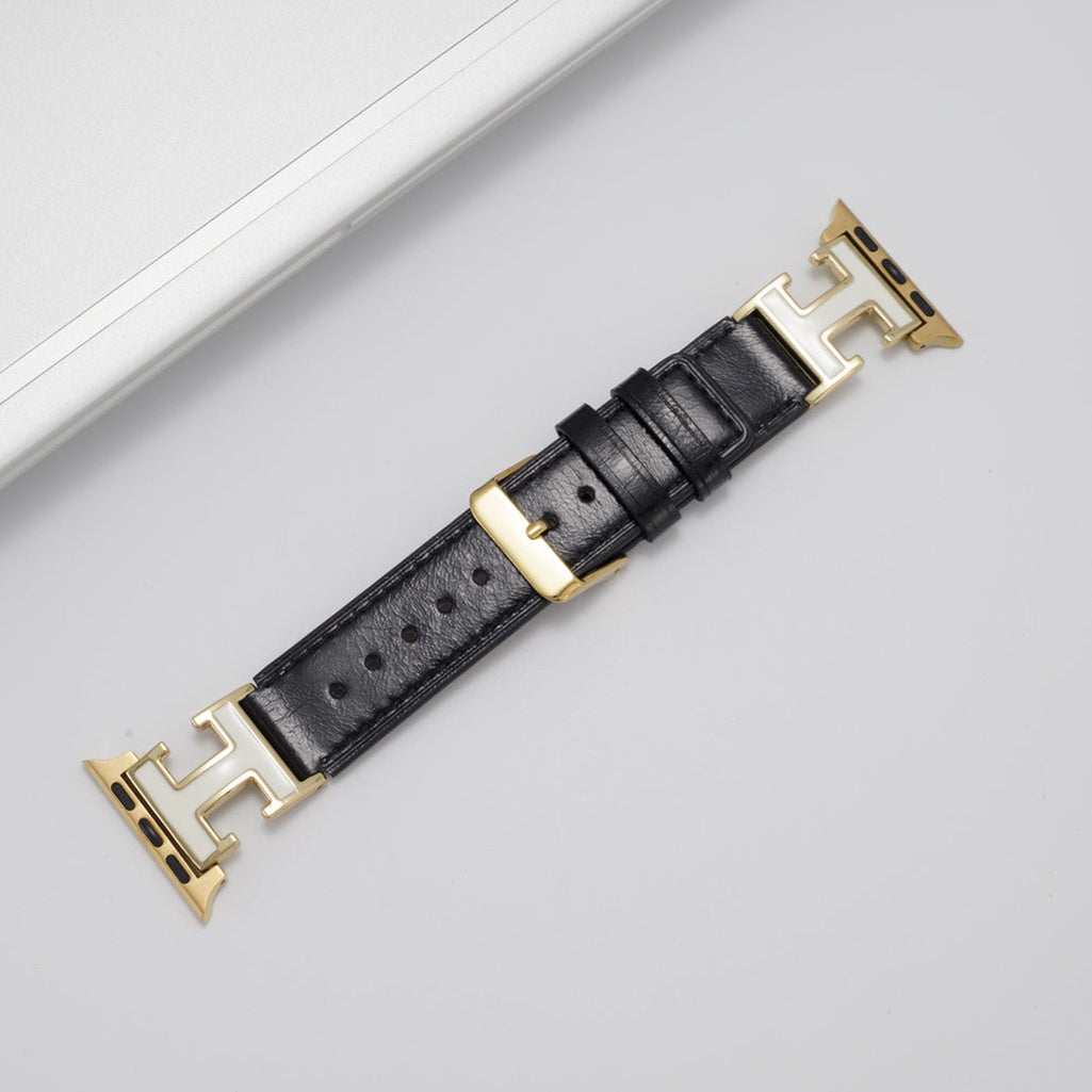 Alure™ – Elegant Holiday Leather Strap For Apple Watch
