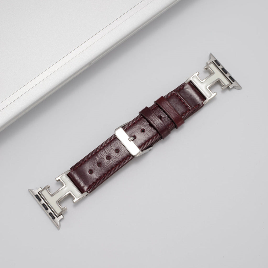 Alure™ – Elegant Holiday Leather Strap For Apple Watch