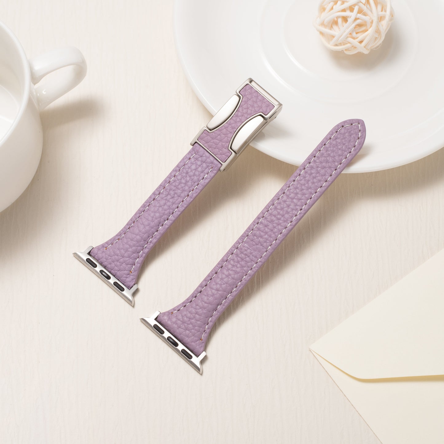 Eloro™ – Leather Magnetic Buckle Strap For Apple Watch