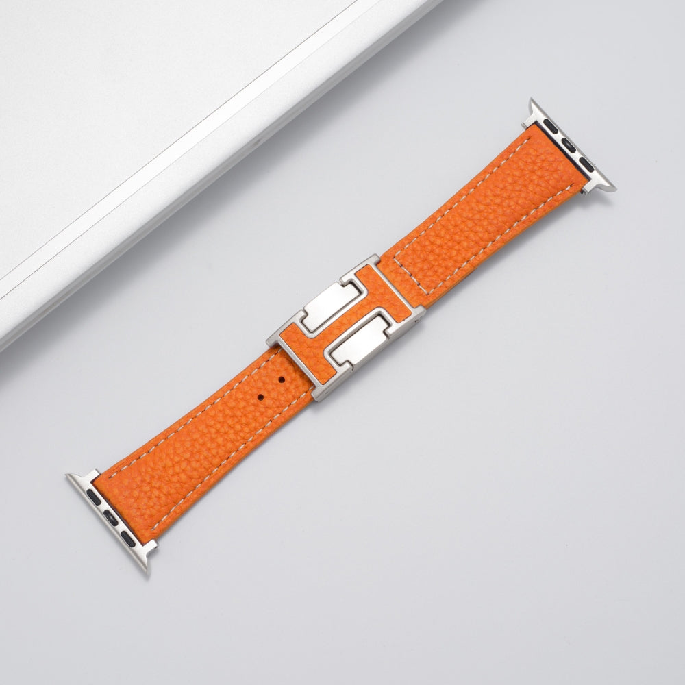 H™ - Leather Magnetic Buckle Strap for Apple Watch