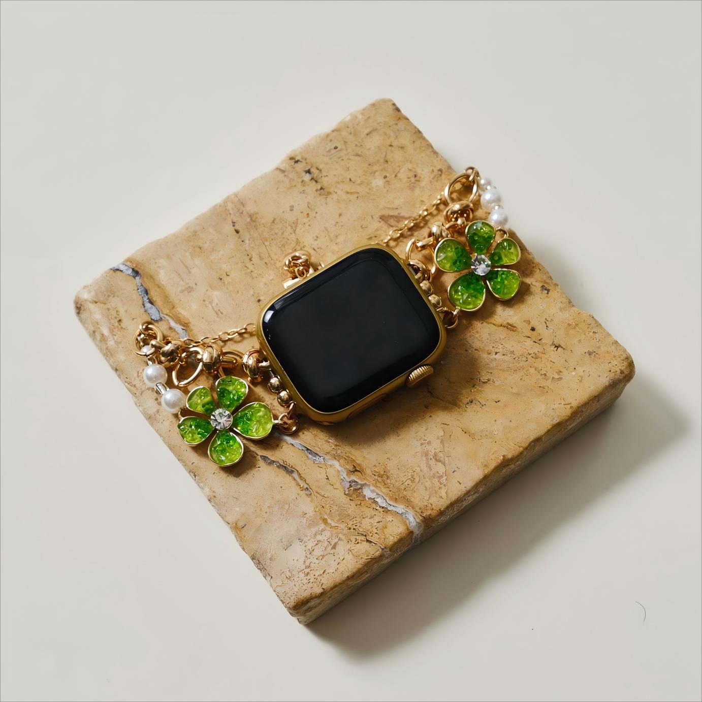 Florquartz™ – Uhrenarmband mit floralem Quarzwerk