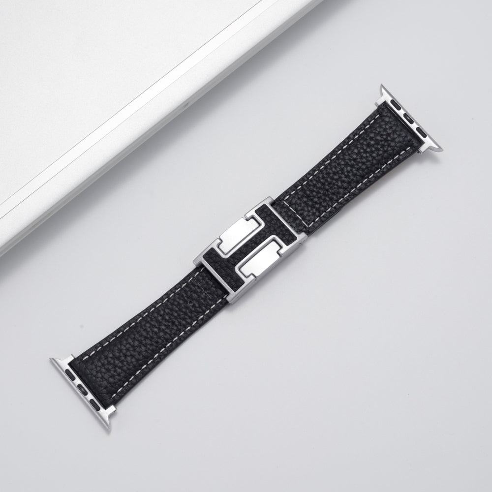 H™ - Leather Magnetic Buckle Strap for Apple Watch