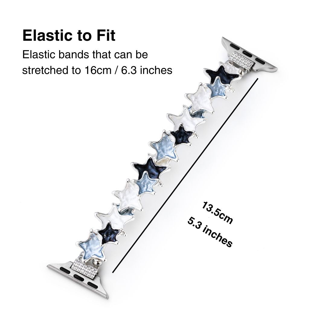 Starflex™ – Elastisches Armreifarmband mit Sternen