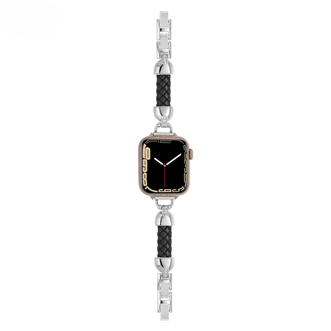 Wovelin™ – Schmales Uhrenarmband aus gewebtem Metall