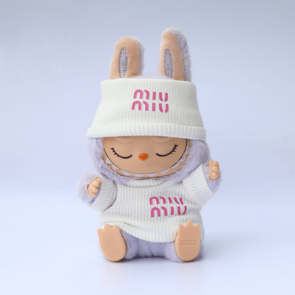 Miu-Style 2-Piece Set – Top & Cap- 6.7″ Labubu Fashion Clothes