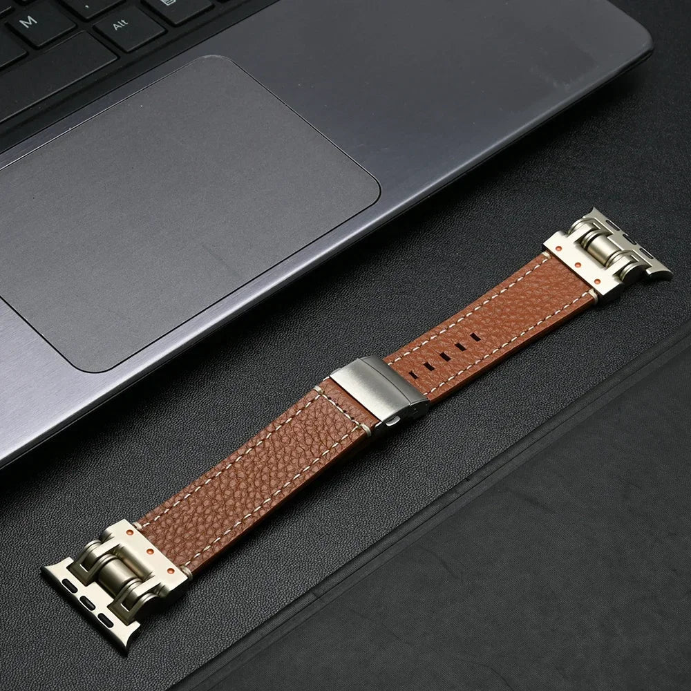 Monaco™ | Leather Apple Watch Strap