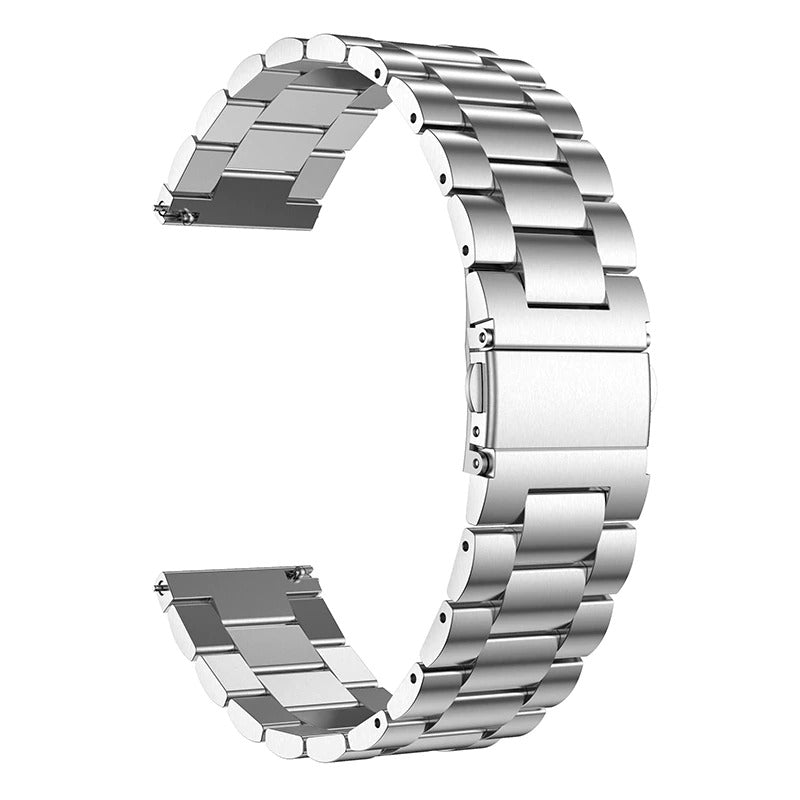 Silver Vintage Steel Strap | For Huawei & Amazfit Smartwatches