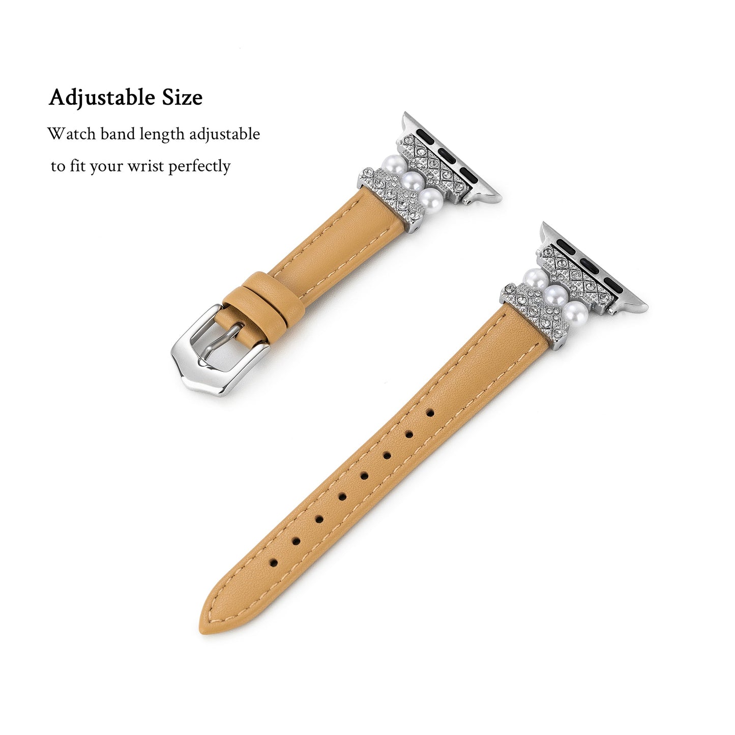 Pearltouch™ – Pearl Touch Leather Watch Bracelet