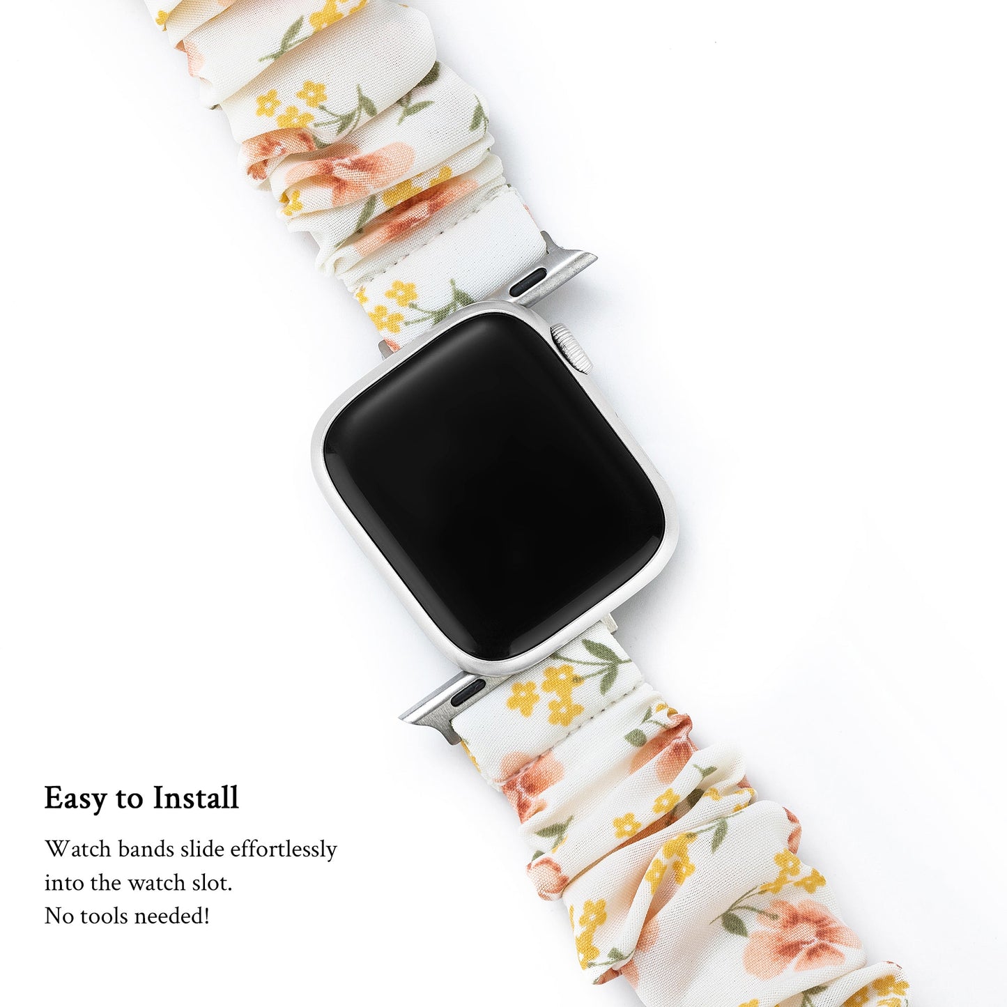 Floraflex™ – Elastisches Uhrenarmband mit Blumenmuster