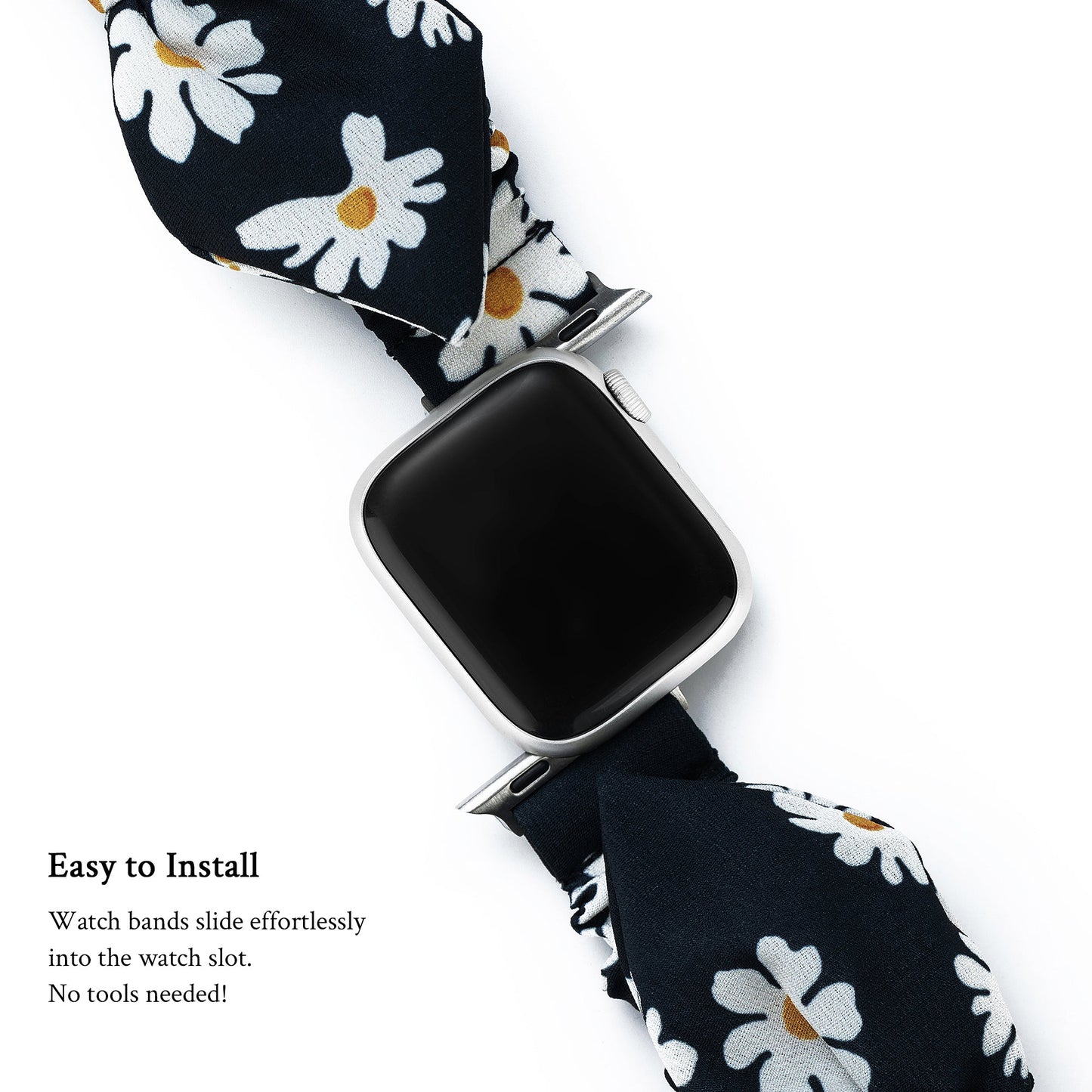 Daiselle™ – Gänseblümchen-Uhrenarmband mit Schleife