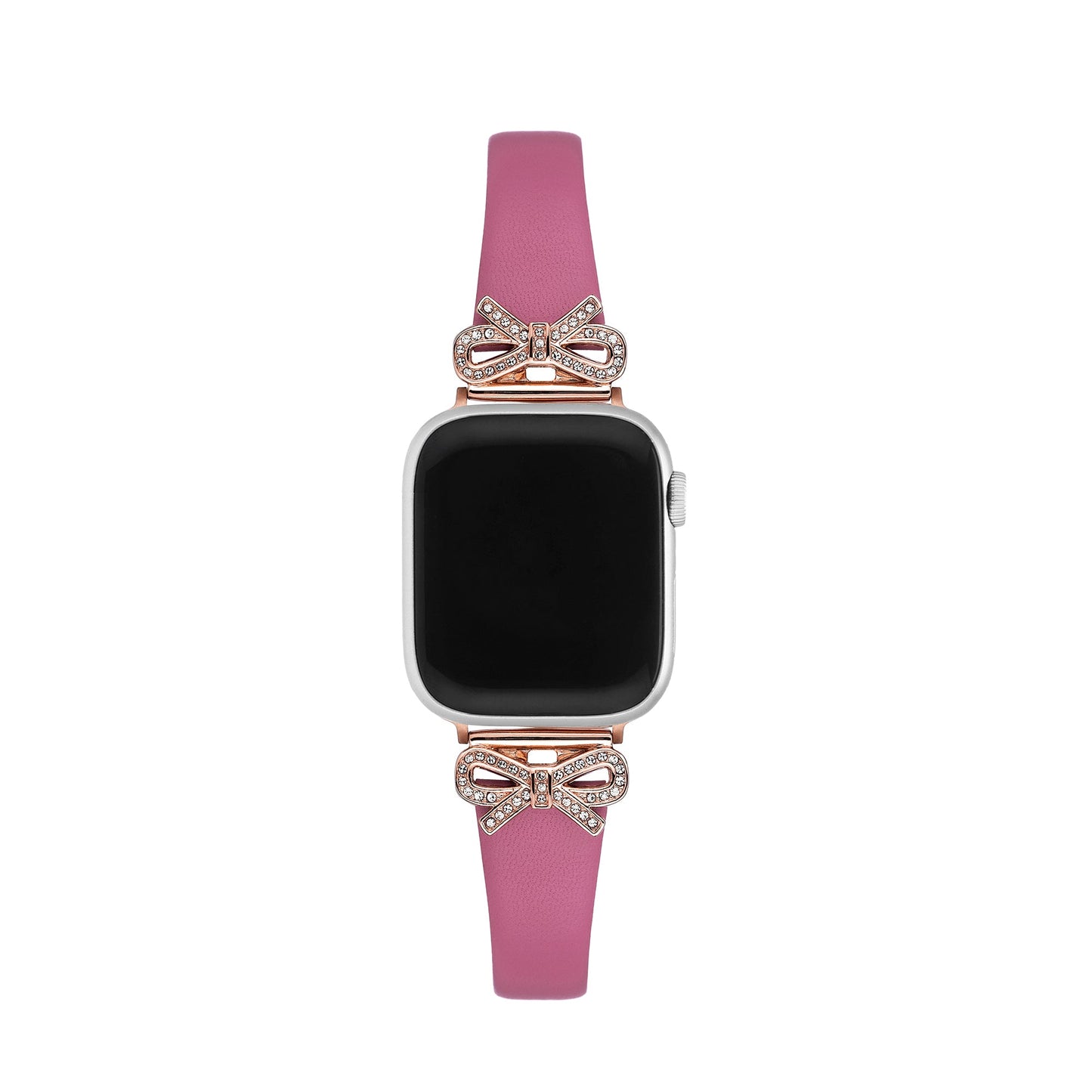 Bowcrystal™ – Crystal Bowknot Leather Watch Band