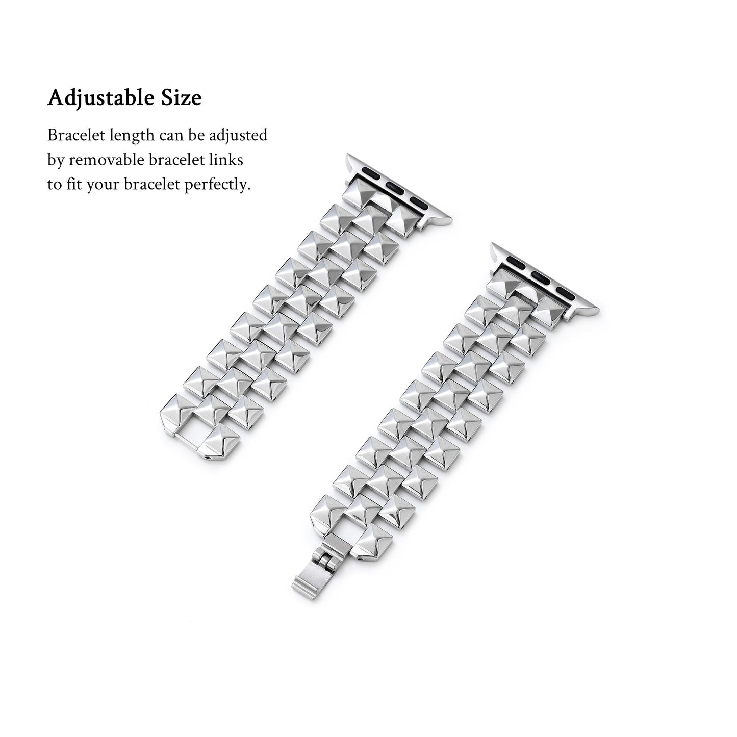 Diametal™ – Uhrenarmband aus Edelstahl mit Diamanten