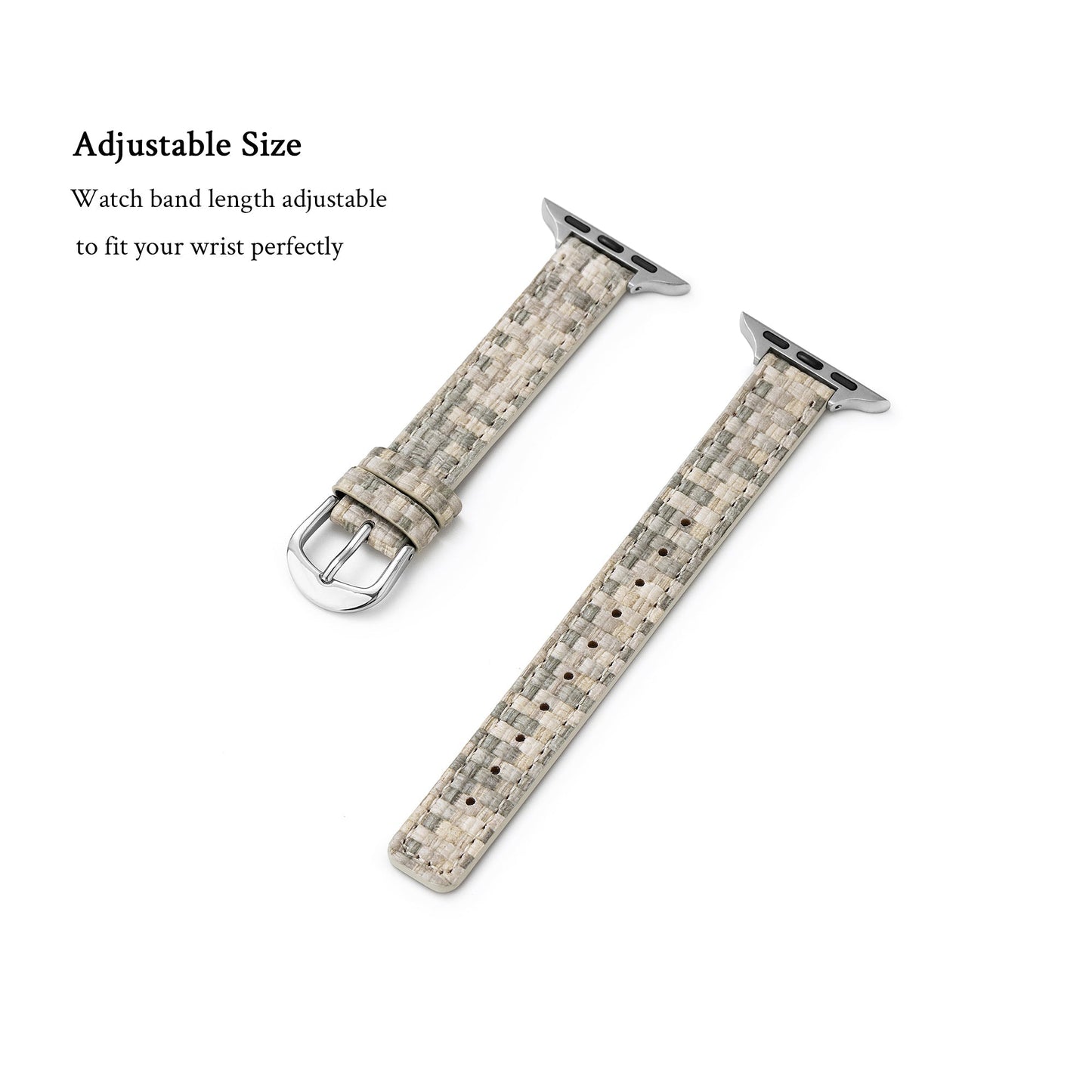 Weavora™ – Gewebtes Uhrenarmband aus Leder