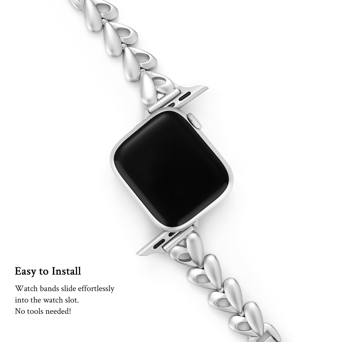 Lovish™ – Poliertes Love-Uhrenarmband