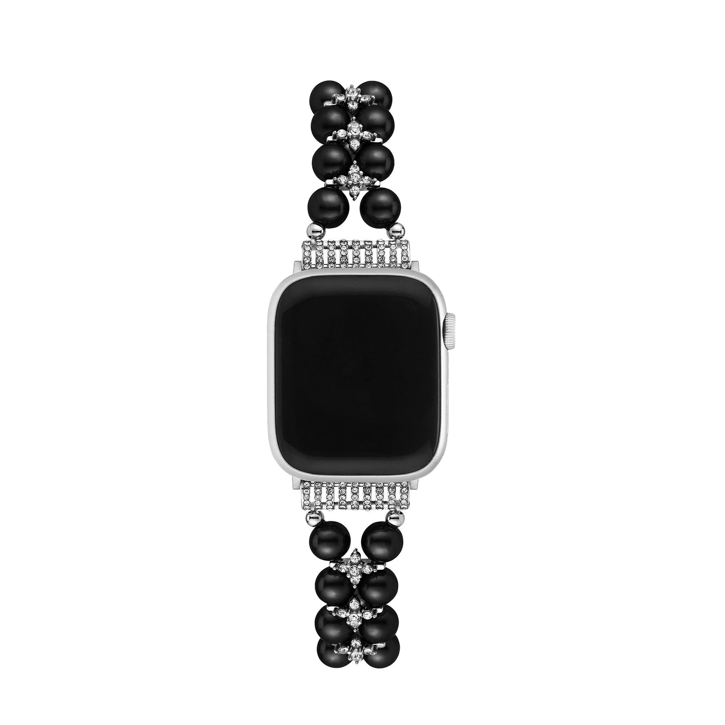 Pearlrhine™ – Perlenverziertes Strass-Uhrenarmband