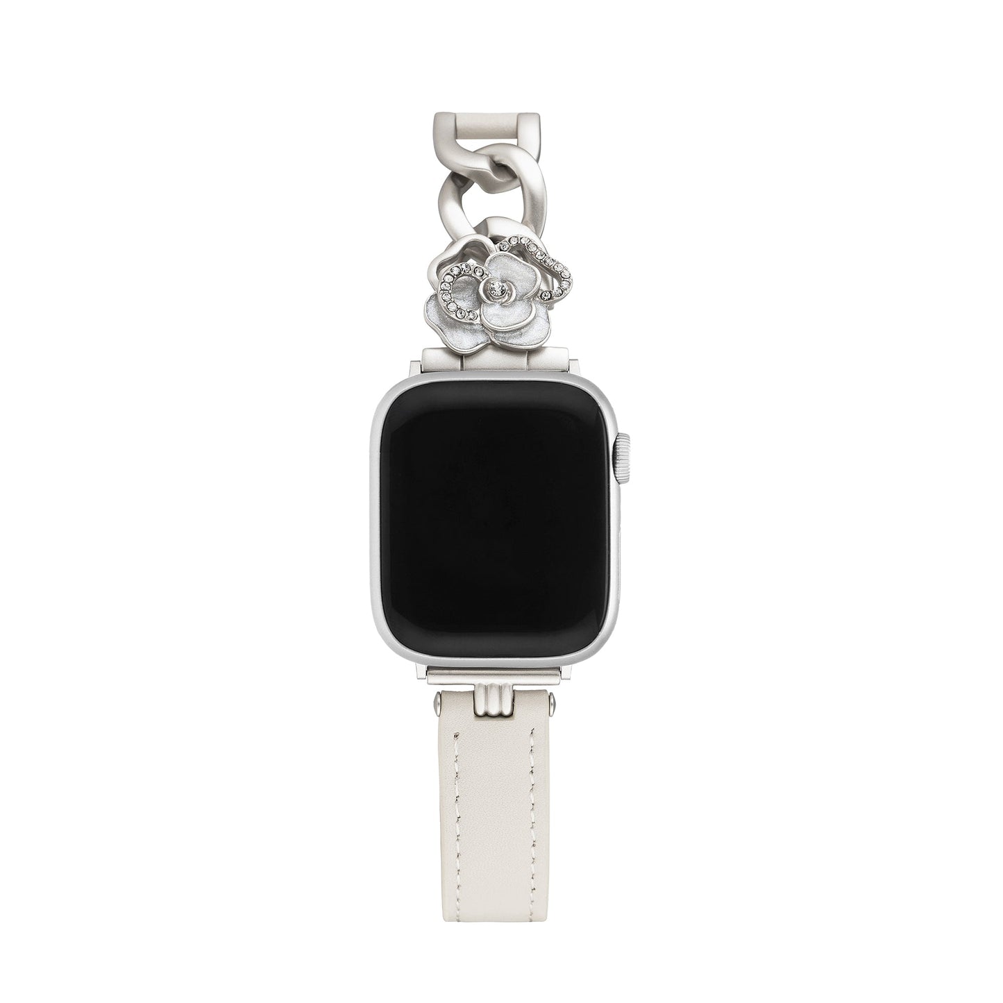 Camelea™ – Uhrenarmband aus Leder mit Kamelienkette