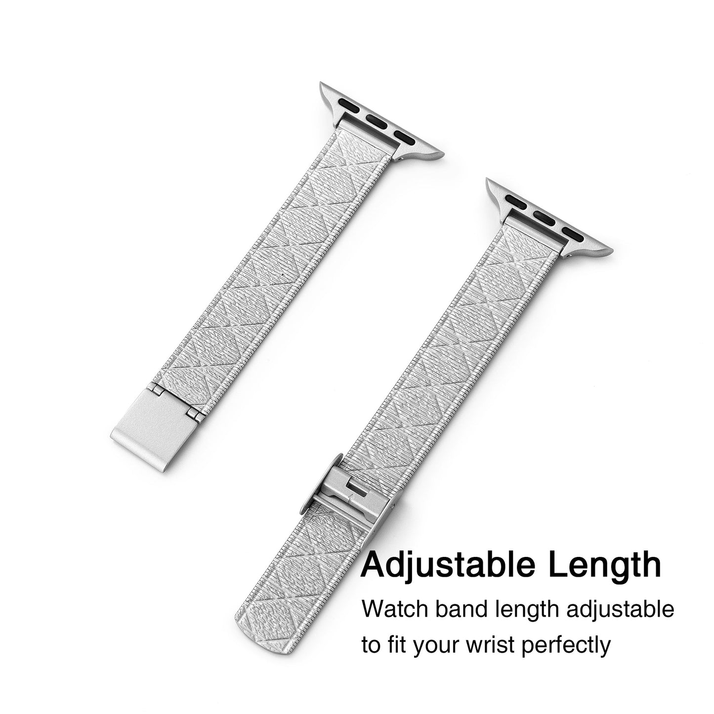 Diametrix™ – Uhrenarmband aus Edelstahl mit Diamantstruktur