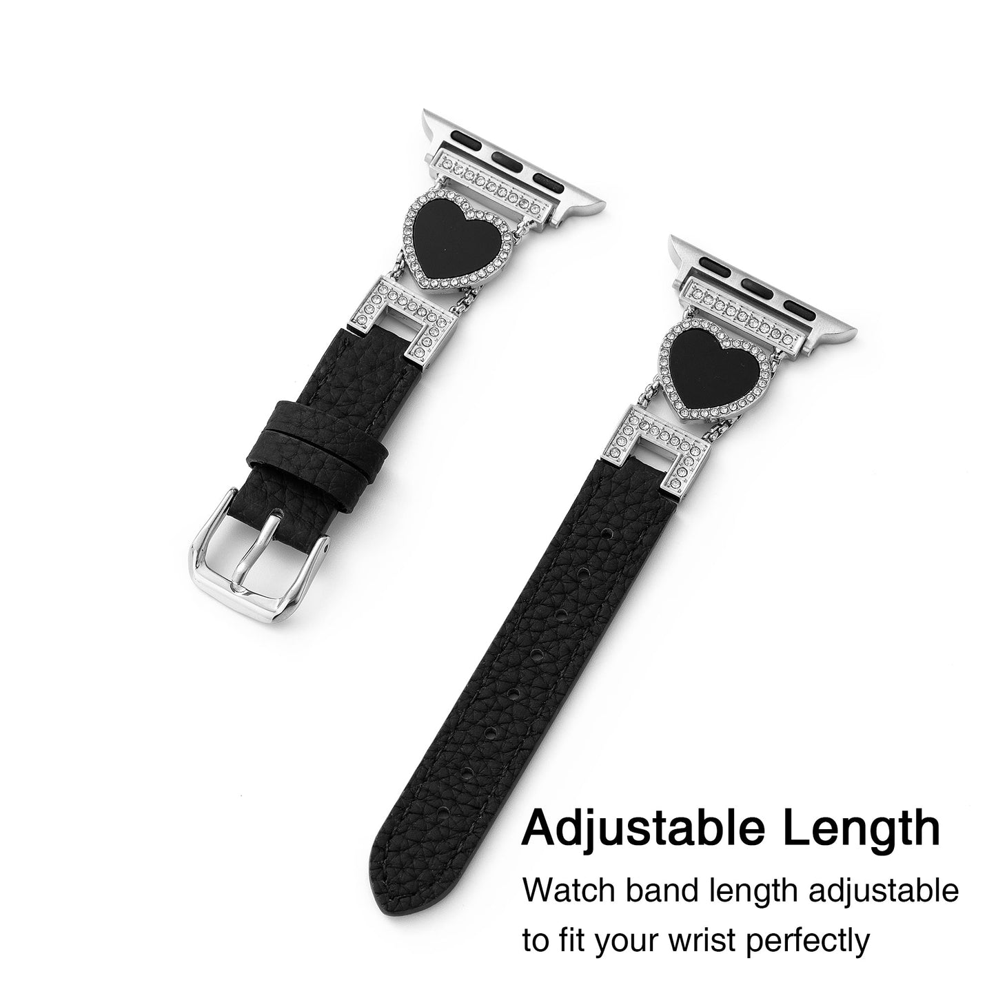 Lovelight™ – Funkelndes Lederarmband