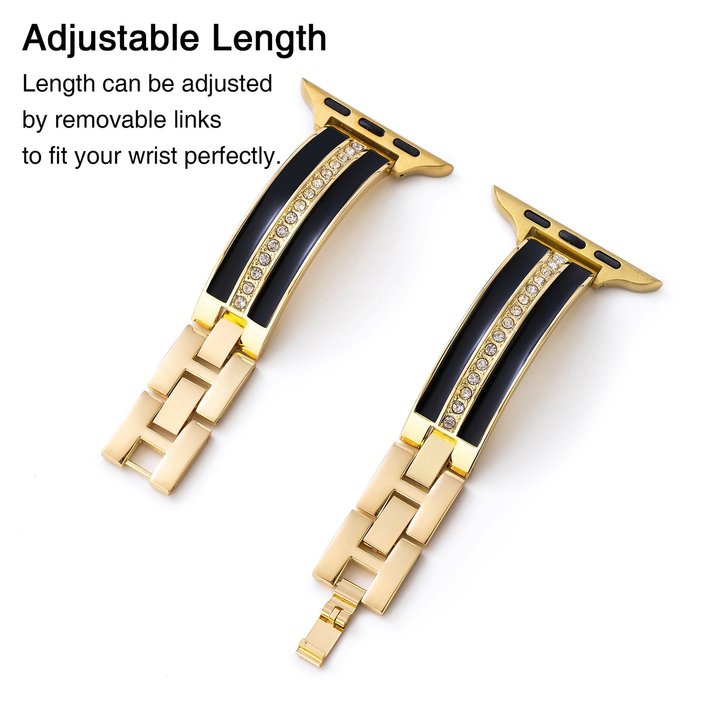 Rhinoclass™ – Rhinestone Adorned Classic Watch Band