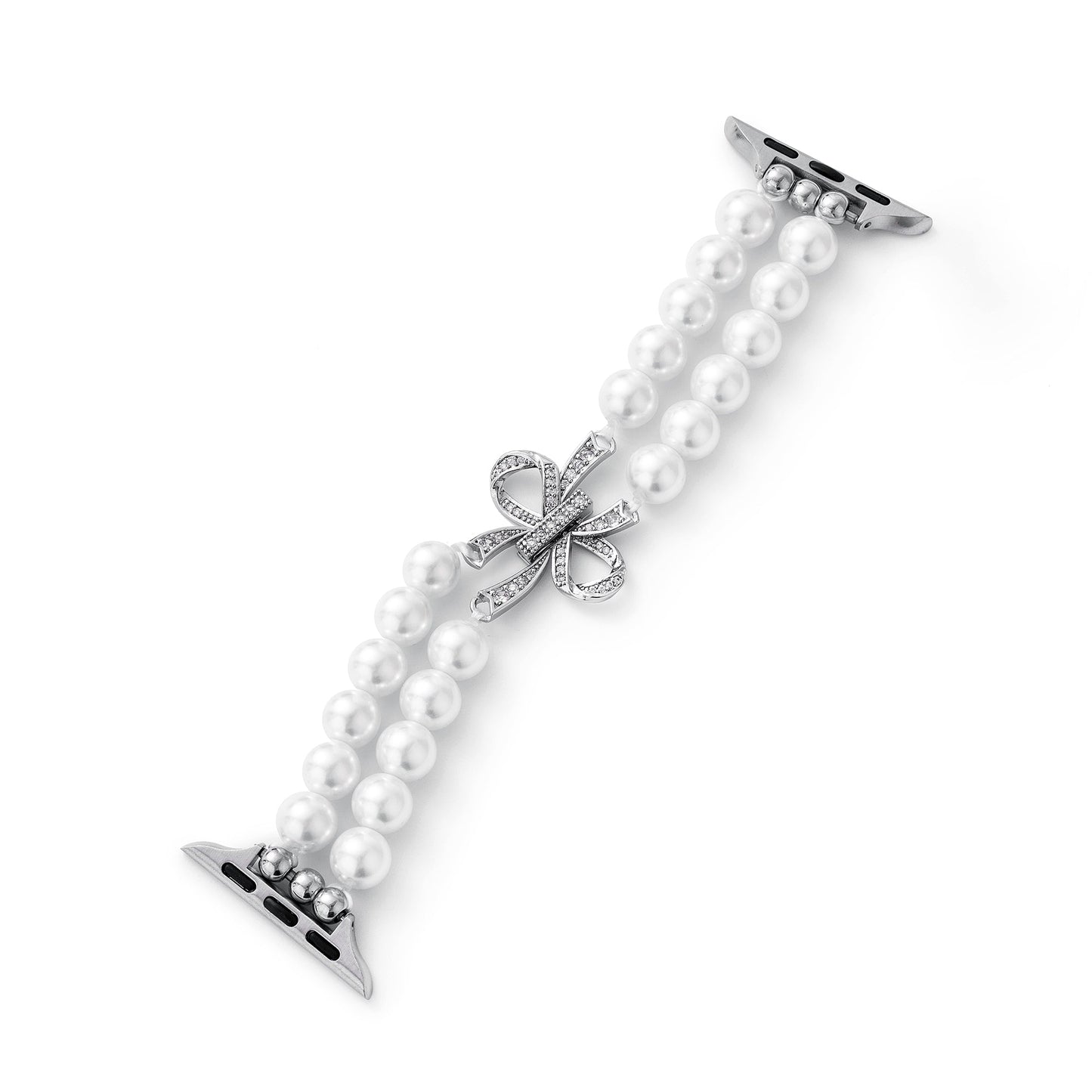 Pearlduo™ – Uhrenarmband mit doppelter Perlenbesatz