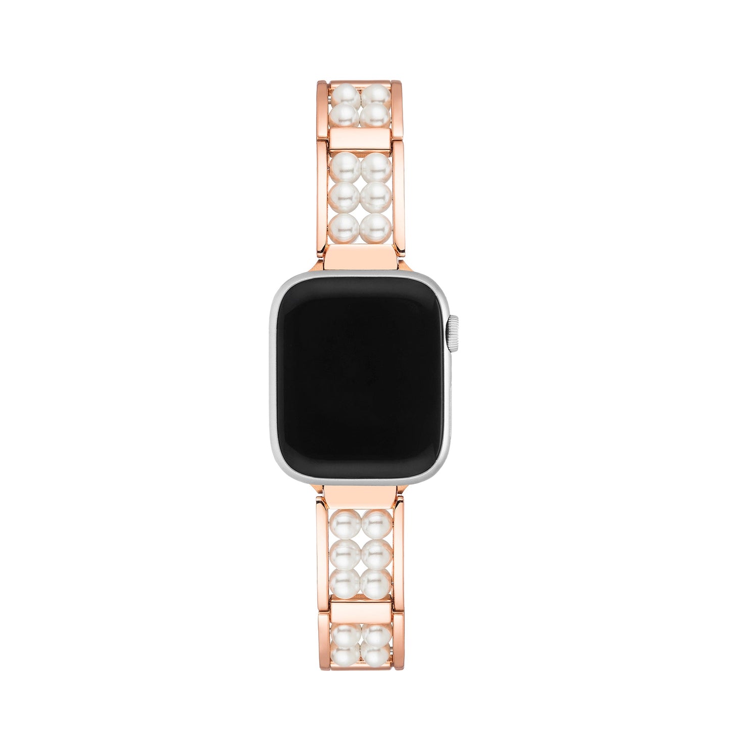 Pearmet™ – Uhrenarmband aus Metall mit Perlen