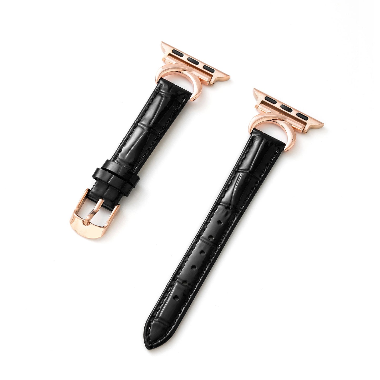 Bambelux™ – Bamboo Grainy Patent Leather Watch Band
