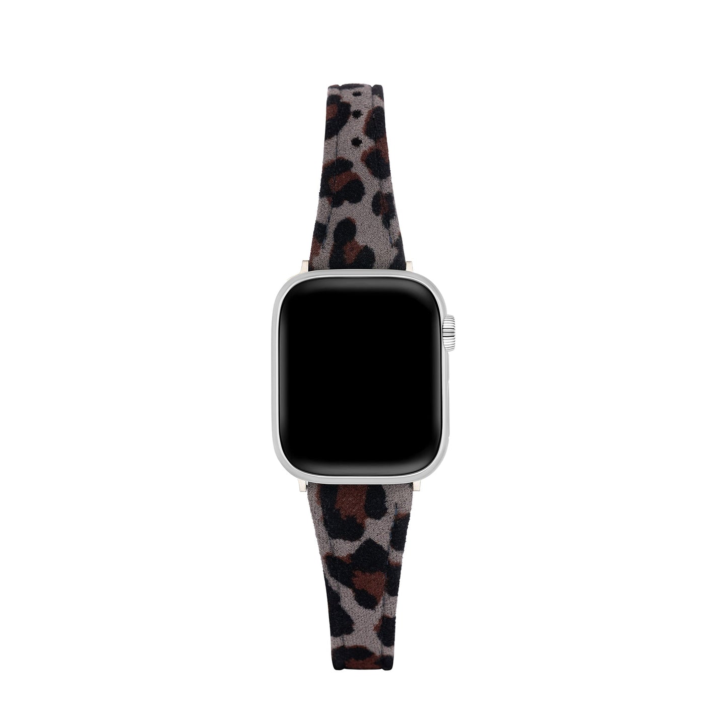 Suedeora™ – Uhrenarmband aus Wildleder mit Leopardenmuster