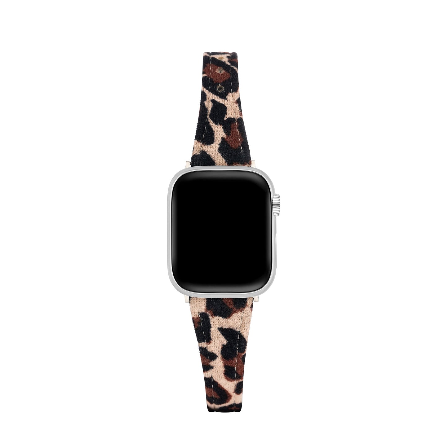 Suedeora™ – Uhrenarmband aus Wildleder mit Leopardenmuster