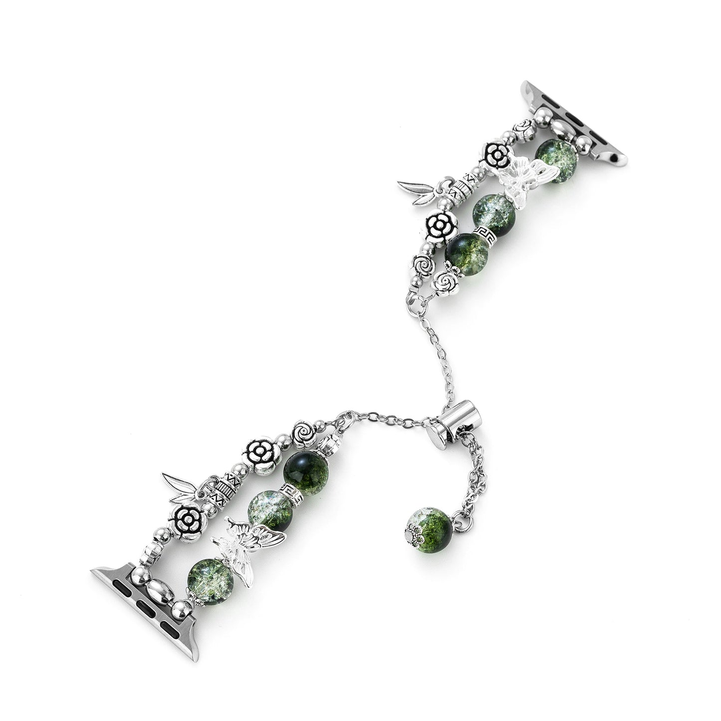 Beadpenda™ – Crystal Beaded Pendant Watch Band