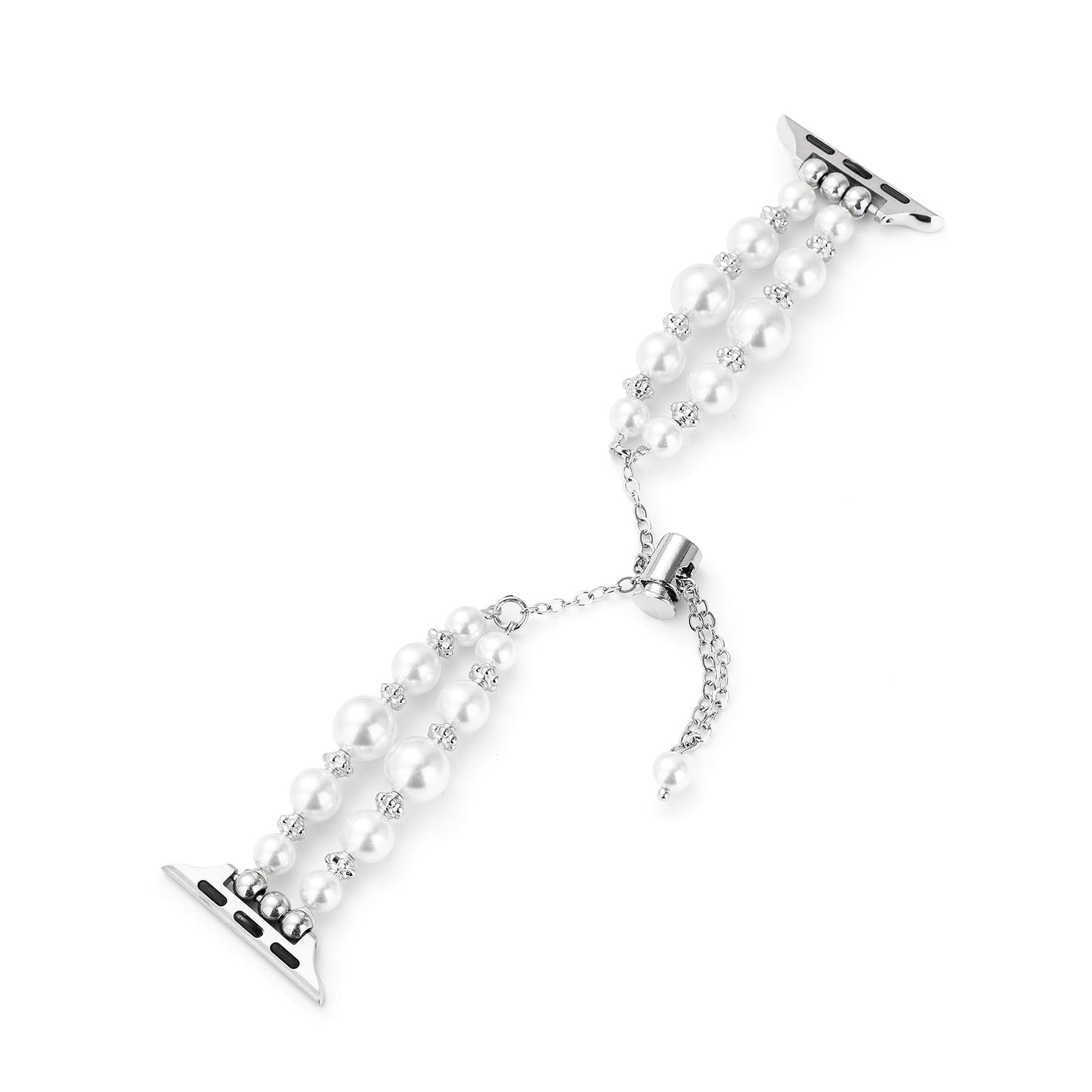 Pearlune™ – Uhrenarmband mit doppelter Perlenbesatz