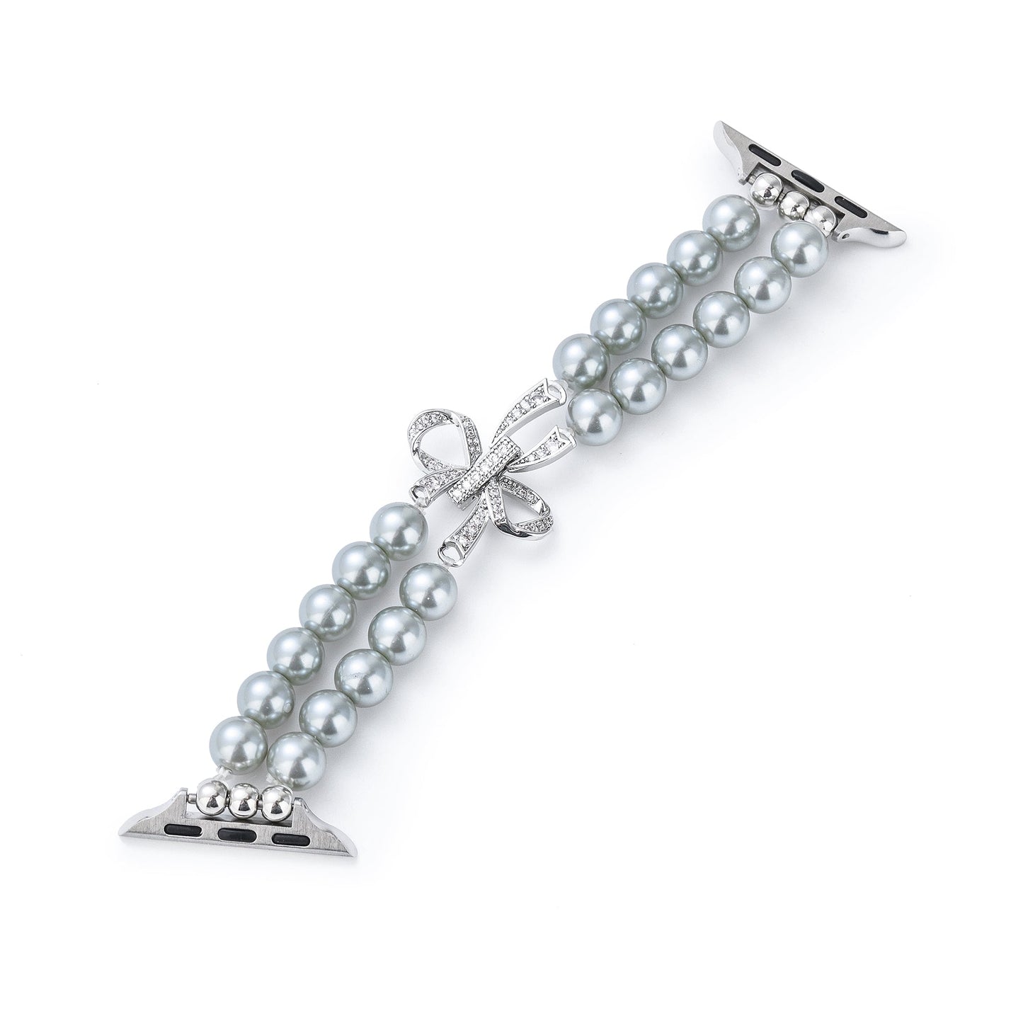 Pearlduo™ – Uhrenarmband mit doppelter Perlenbesatz