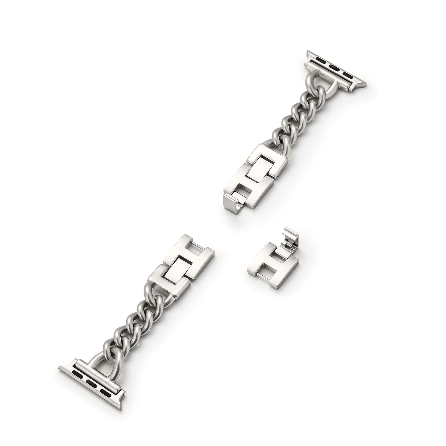 Twistal™ – Uhrenarmband aus Edelstahl mit Drehkette
