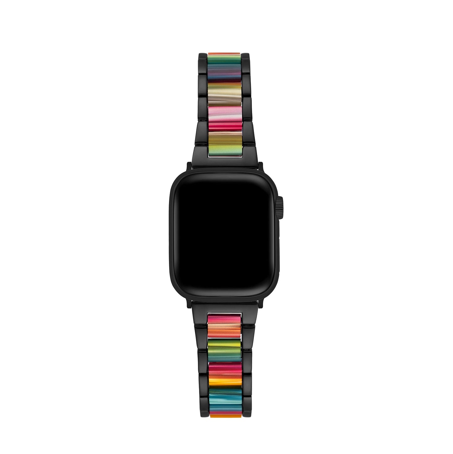 Resinbow™ – Regenbogenfarbenes Uhrenarmband aus Harzmetall