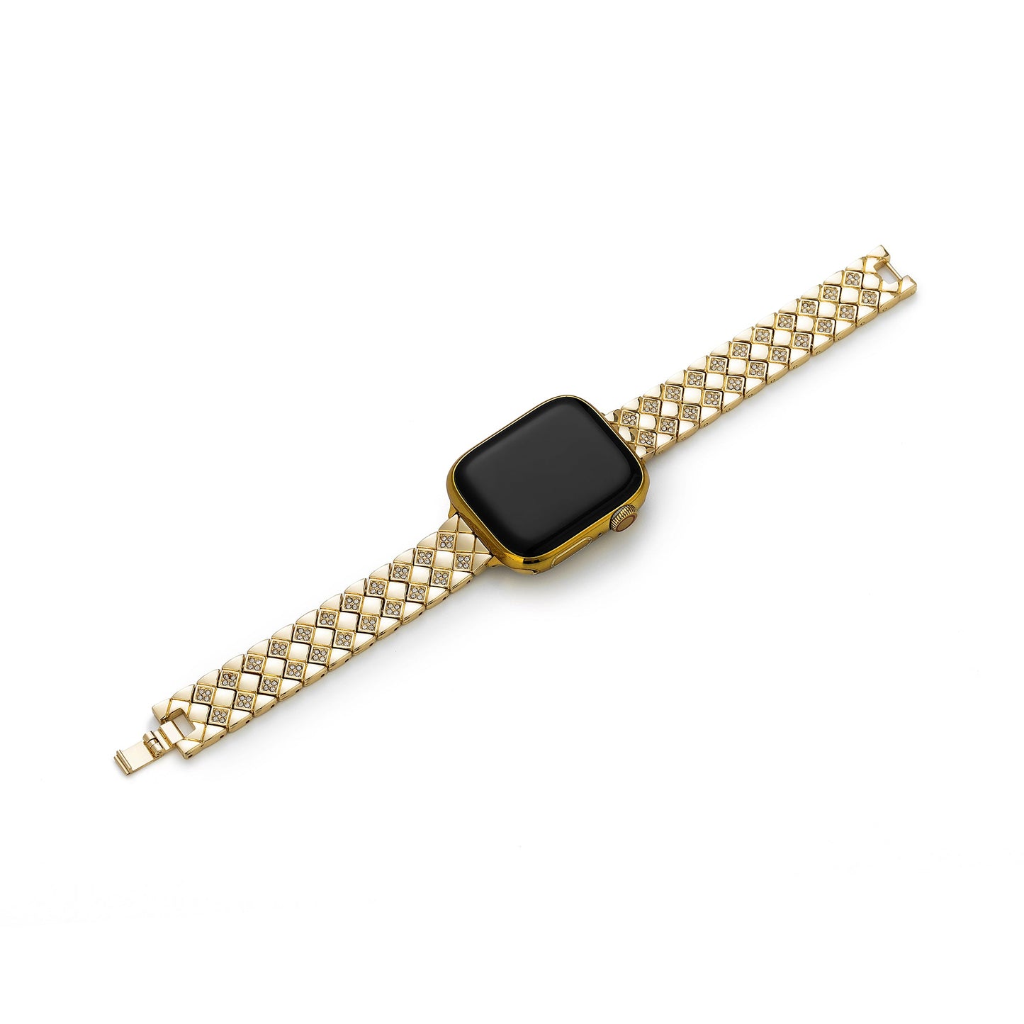 Lattiora™ – Uhrenarmband aus Metall mit Diamantgitter