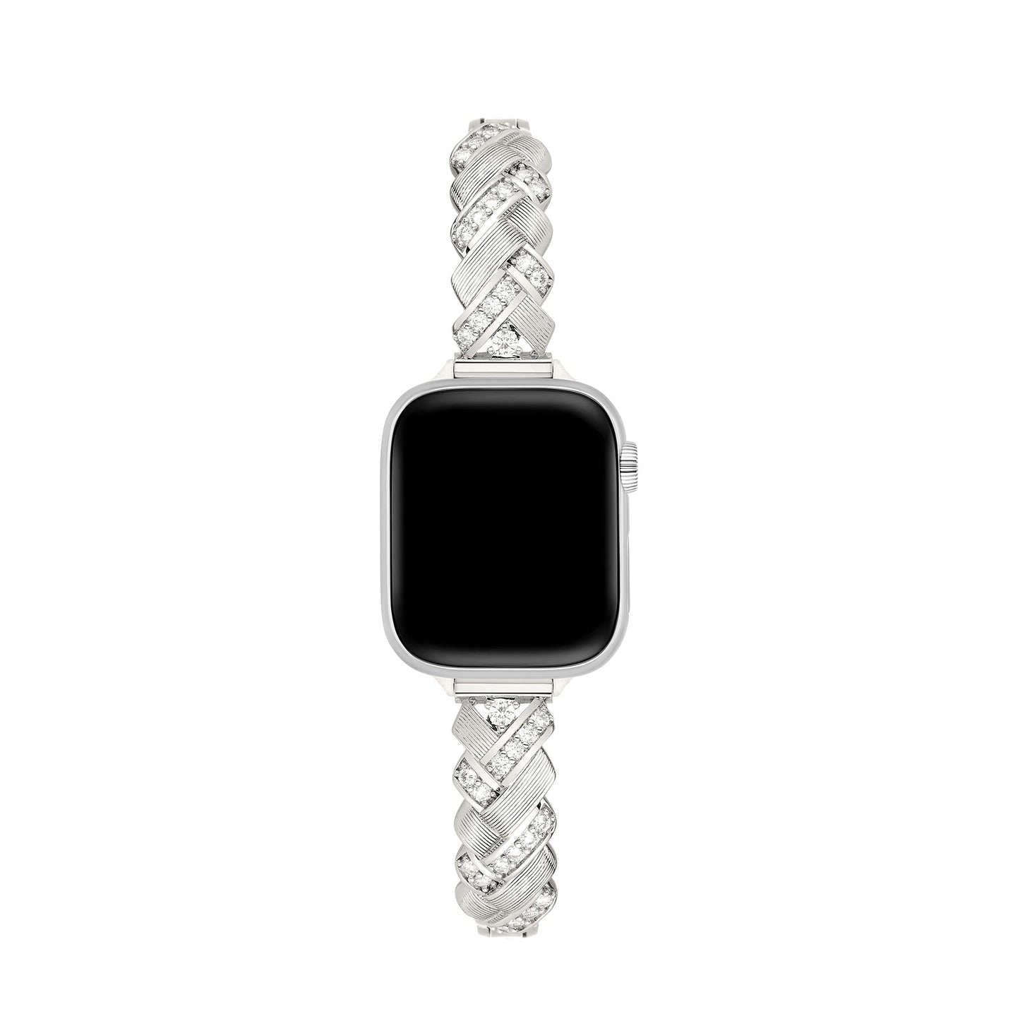 Braideluxe™ – Sparkling Braided Metal Watch Band