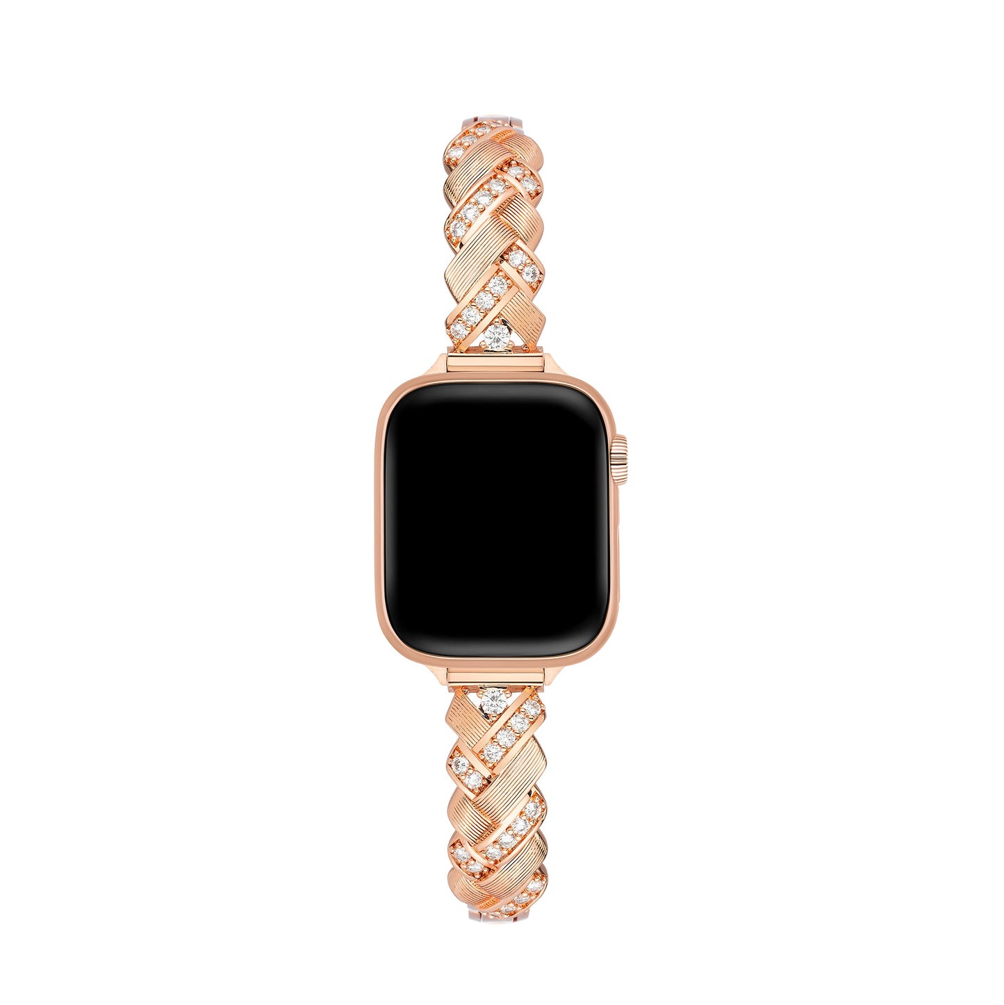 Braideluxe™ – Sparkling Braided Metal Watch Band