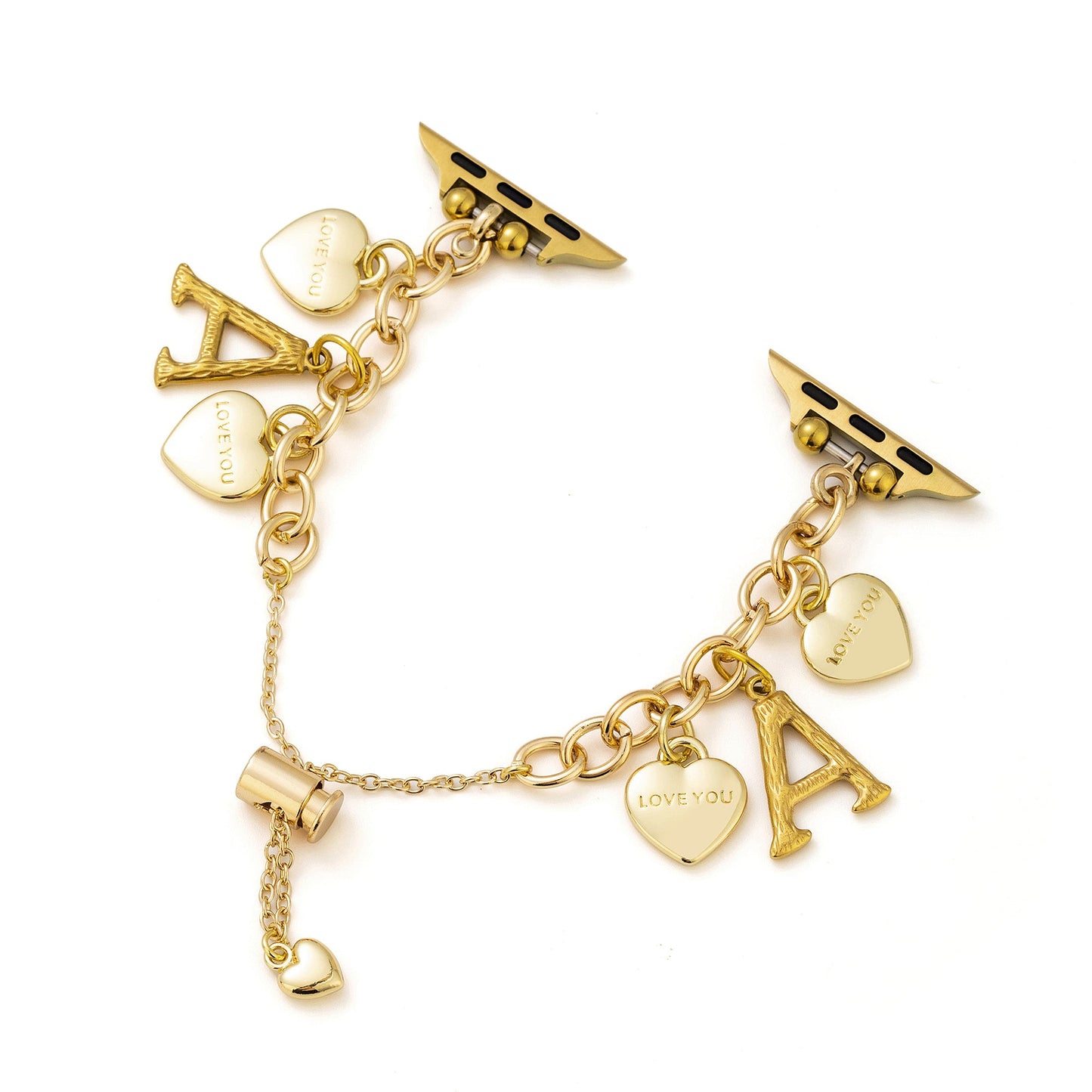 Letterlux™ – Metallarmband mit Liebesbrief-Anhänger