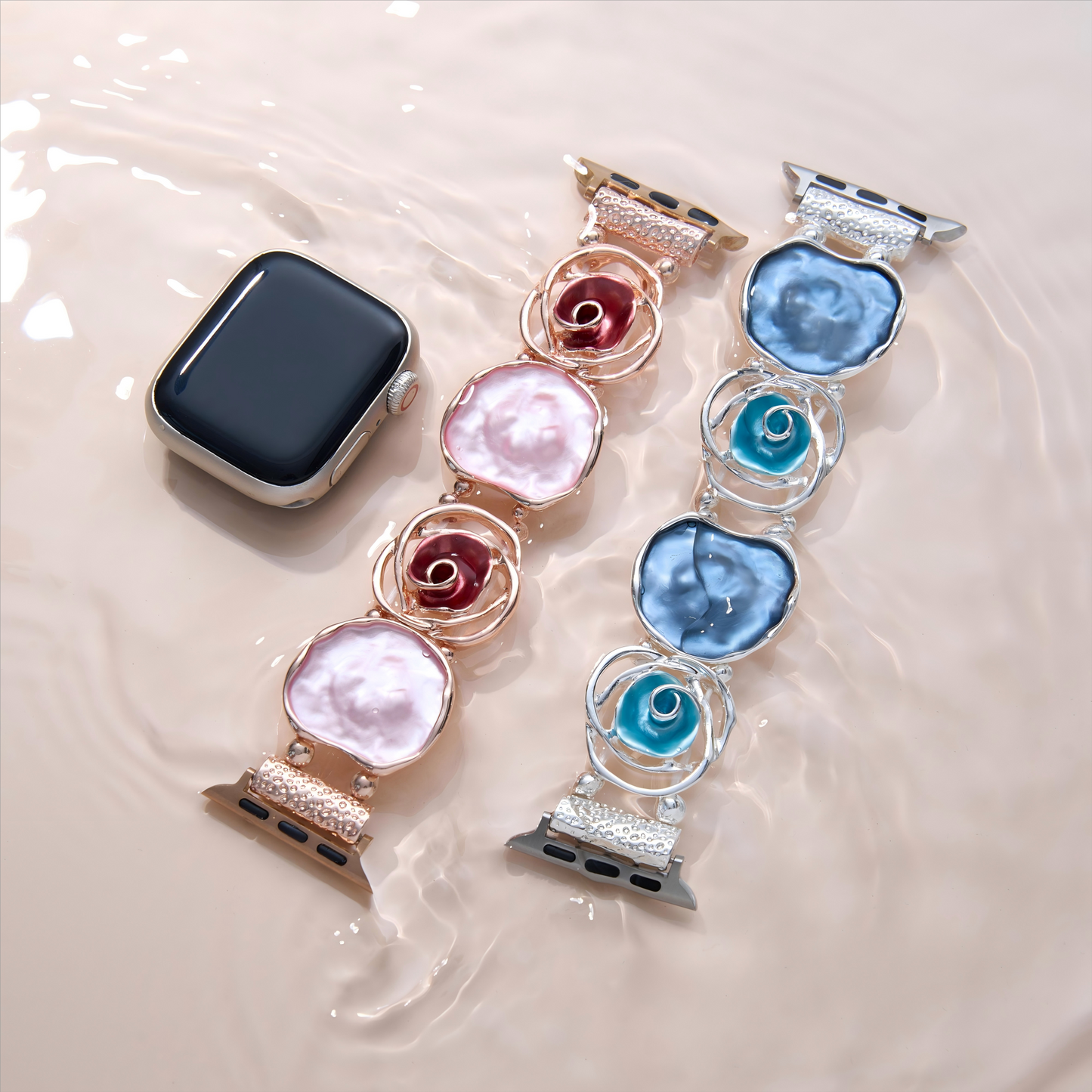 Rosabangle™ – Elastisches Uhrenarmband „Rose Bangle“