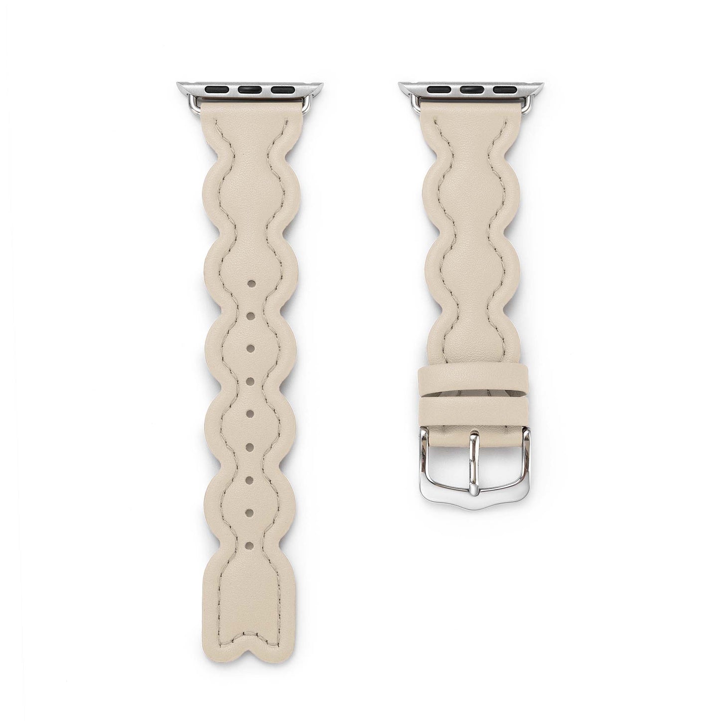 Scallora™ – Uhrenarmband aus gewelltem Leder