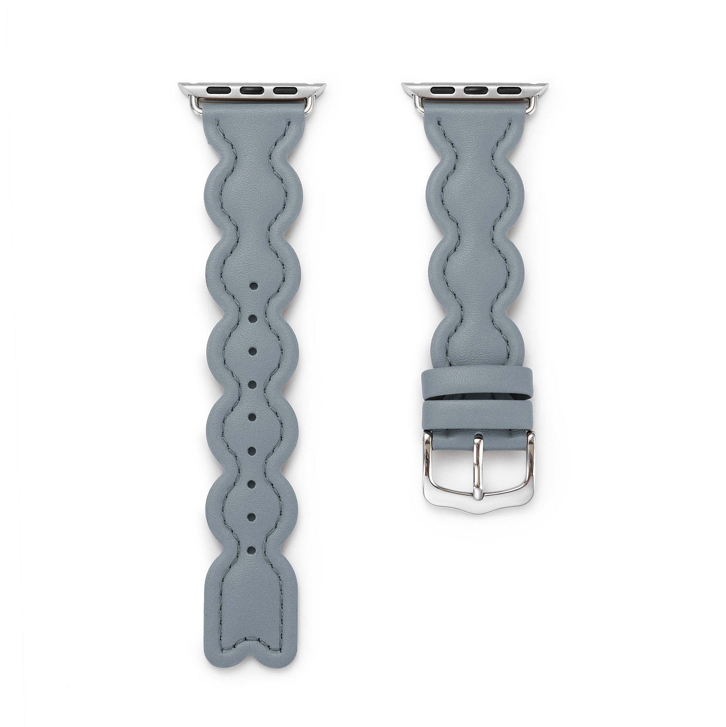 Scallora™ – Uhrenarmband aus gewelltem Leder